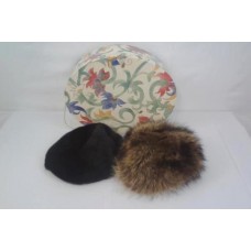 Lot 2 Vtg Mujer&apos;s Fur Beret Hats Vincent + Bill Winters Fashion New York in Box  eb-42536572